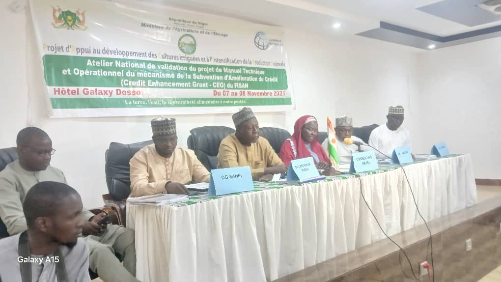 Atelier National de validation du projet de manuel technique et opérationnel du mécanisme de subventions d'amélioration du Crédit (Credit Enhancement Grant - CEG) du Fisan